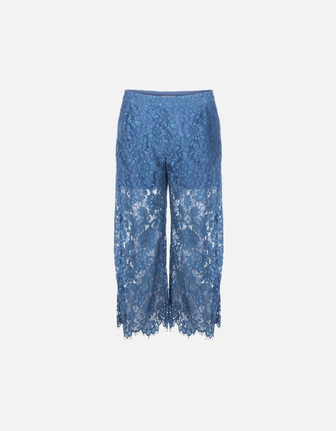 Blue Vintage Lace Trousers