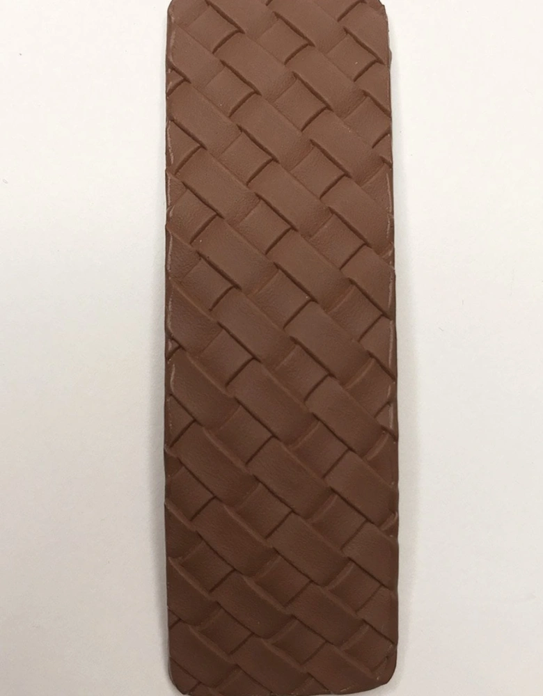 Chocolate Handmade Leather Hair Clip