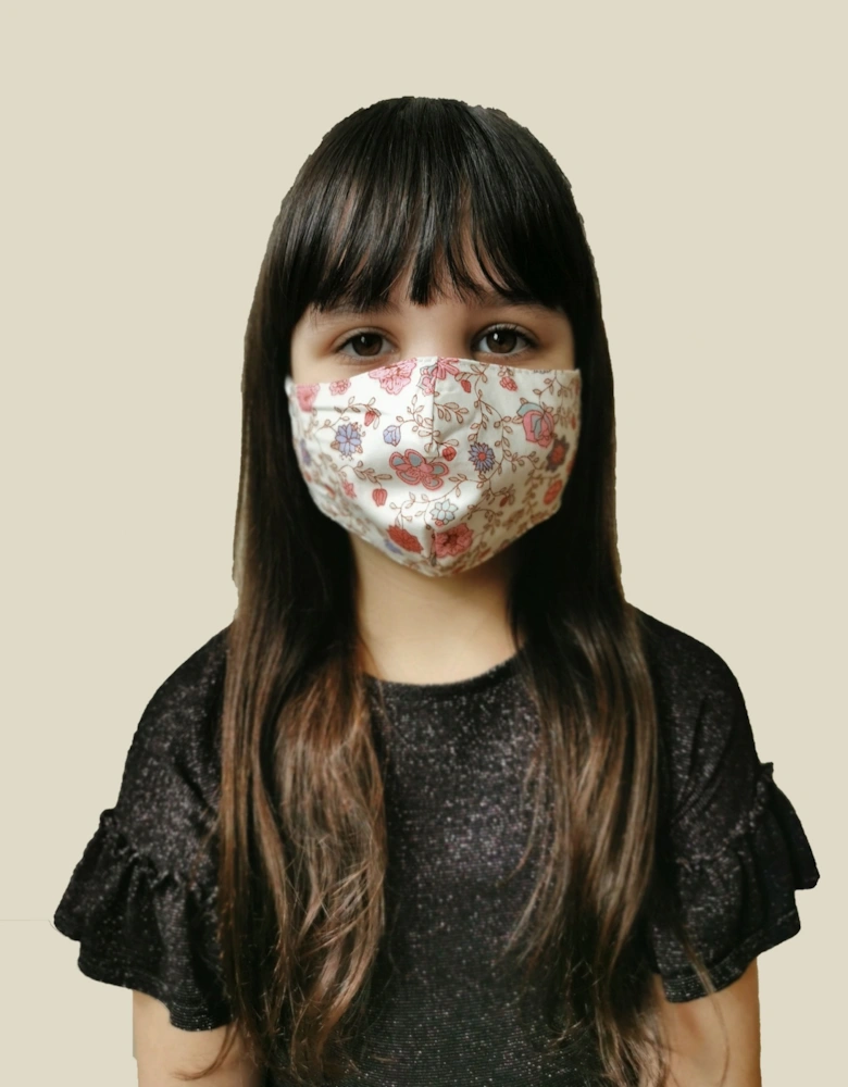 Cream Reusable Cotton Fashion Face Mask