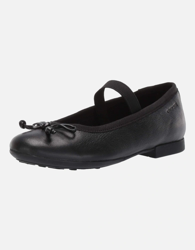 Girls Plie Leather School Shoes