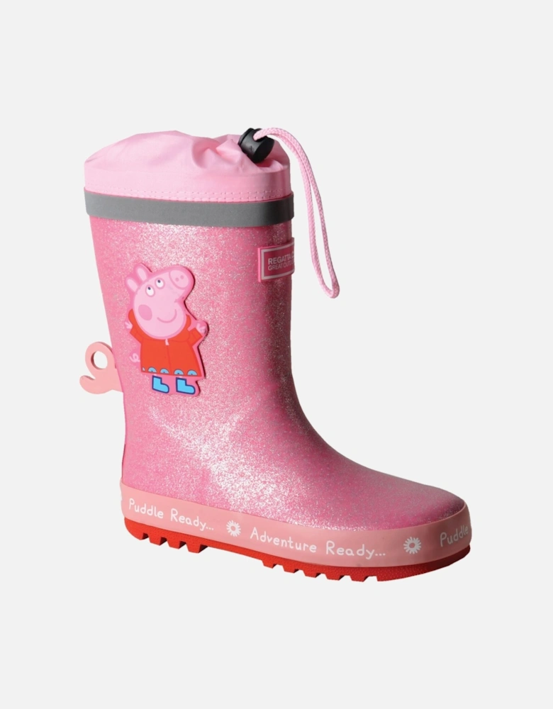 Childrens/Kids Peppa Pig Dinosaur Wellington Boots