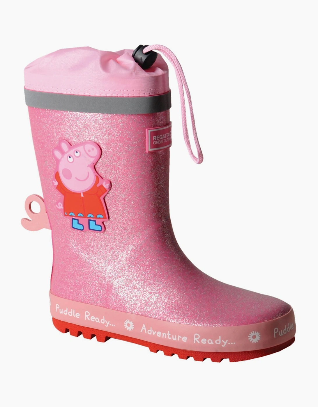 Regatta Unisex Pink Childrens/ Peppa Pig Dinosaur Wellington Boots  12 Size 12 Uk Child Kids