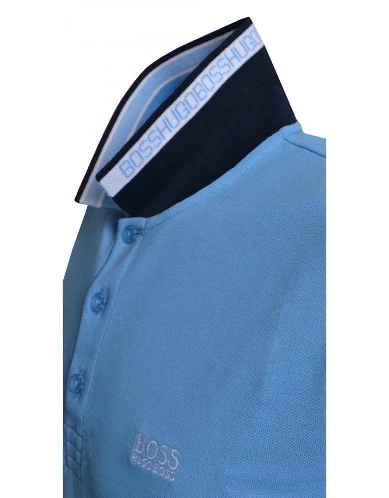 Aqua Blue Mens Paddy Polo Shirt