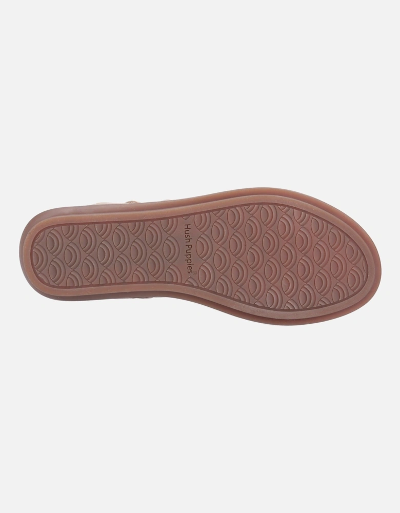 Womens/Ladies Norah Python Print Leather Sandals