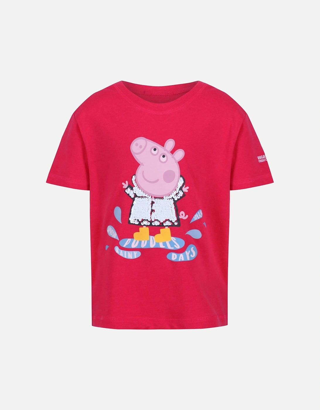 Childrens/Kids Peppa Pig Printed Short-Sleeved T-Shirt, 6 of 5
