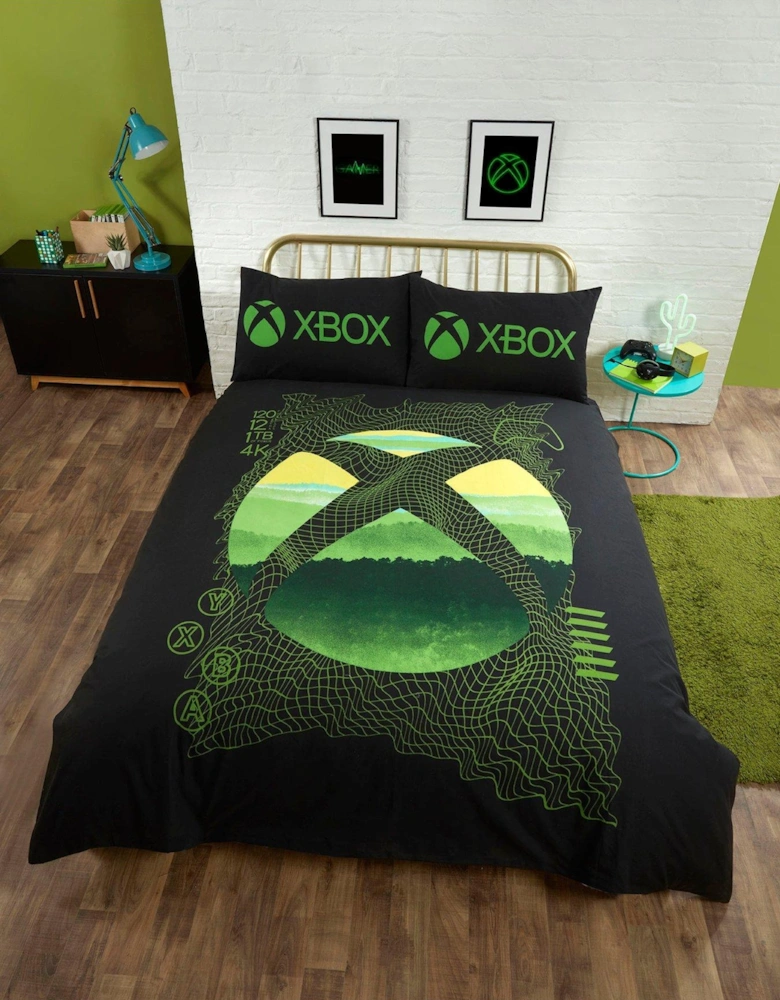 Xbox Vision Duvet Cover and Pillowcase Set - Multi