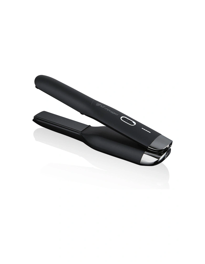 Unplugged - Cordless Hair Straightener (Black)  - Charge time 2 hours Using Any USB-C socket.