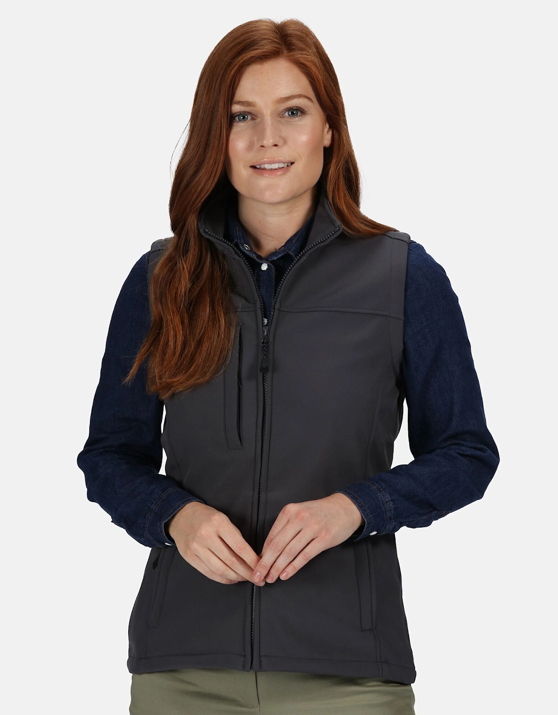 Womens/Ladies Flux Soft Shell Bodywarmer