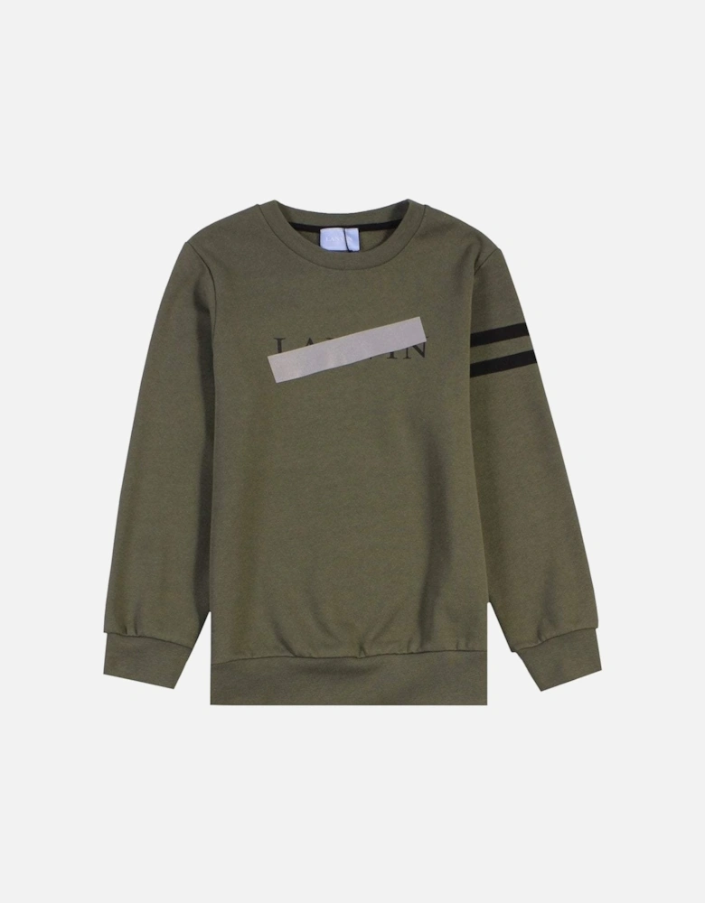 Boys Logo Sweatshirt Khaki