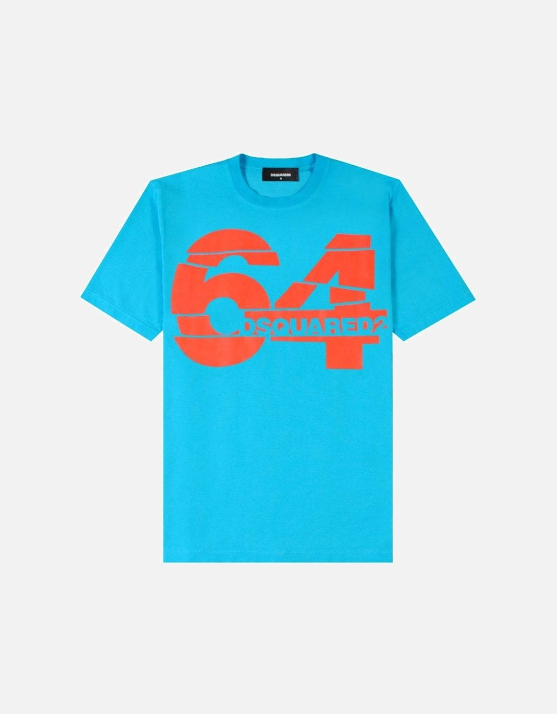 Men's 64 Print T-Shirt Light Blue, 5 of 4