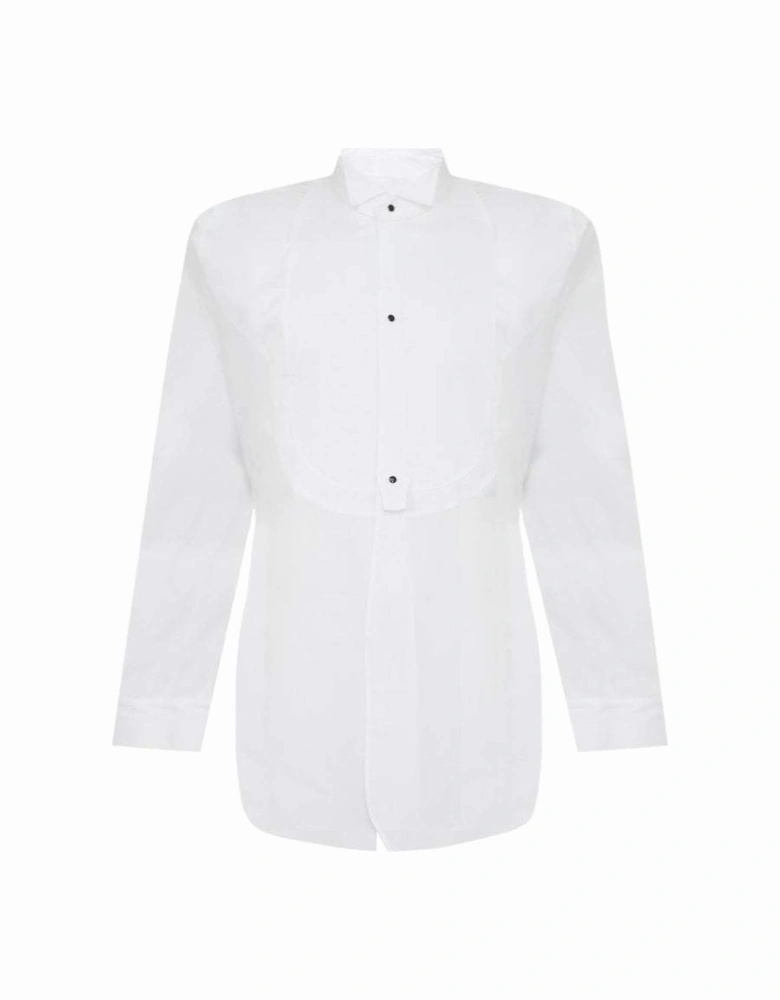 Men's Tuxedo Poplin Shirt White