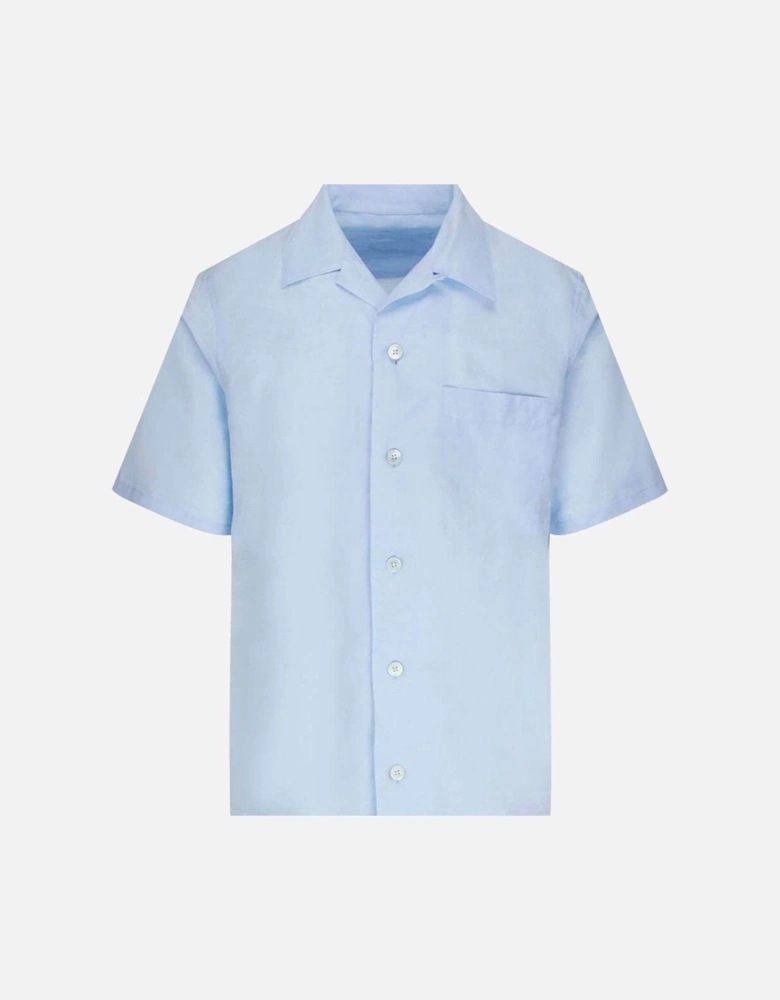 Men's Half Sleeved Shirt Blue