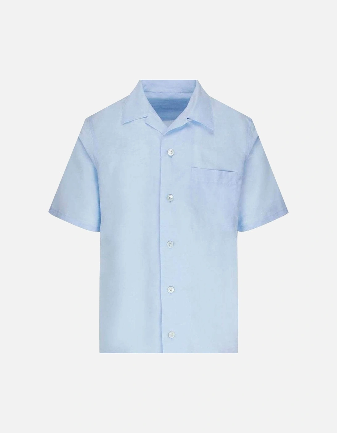 Men's Half Sleeved Shirt Blue, 2 of 1