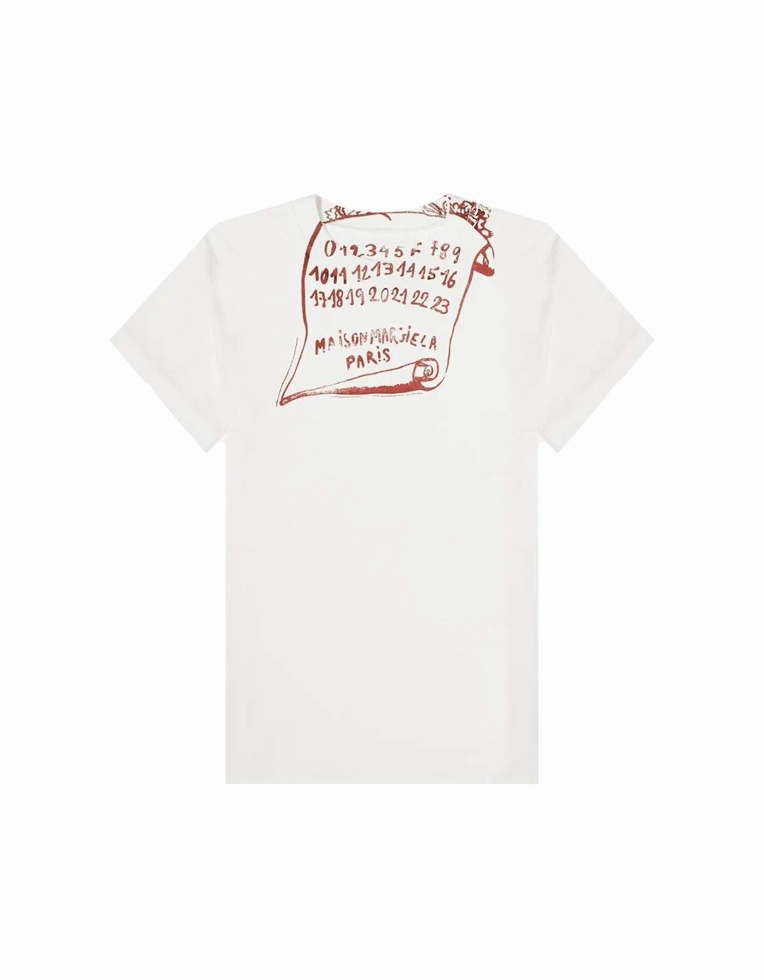 Men's Scroll Print T-shirt White, 2 of 1