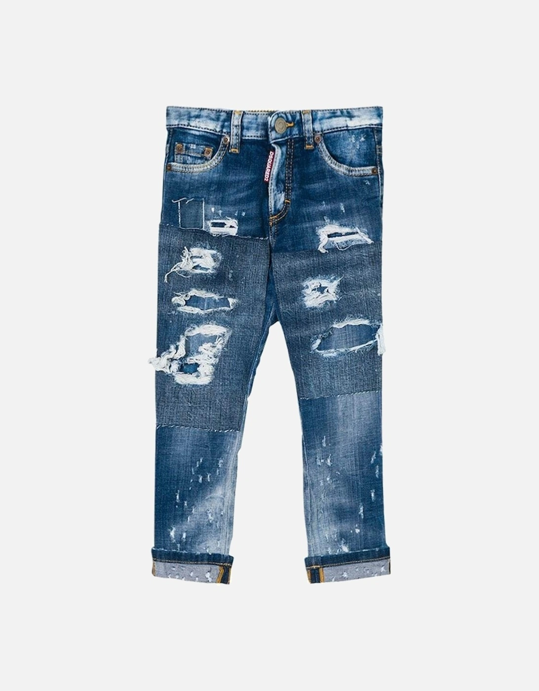 Boys Glam Head Jeans Blue, 6 of 5