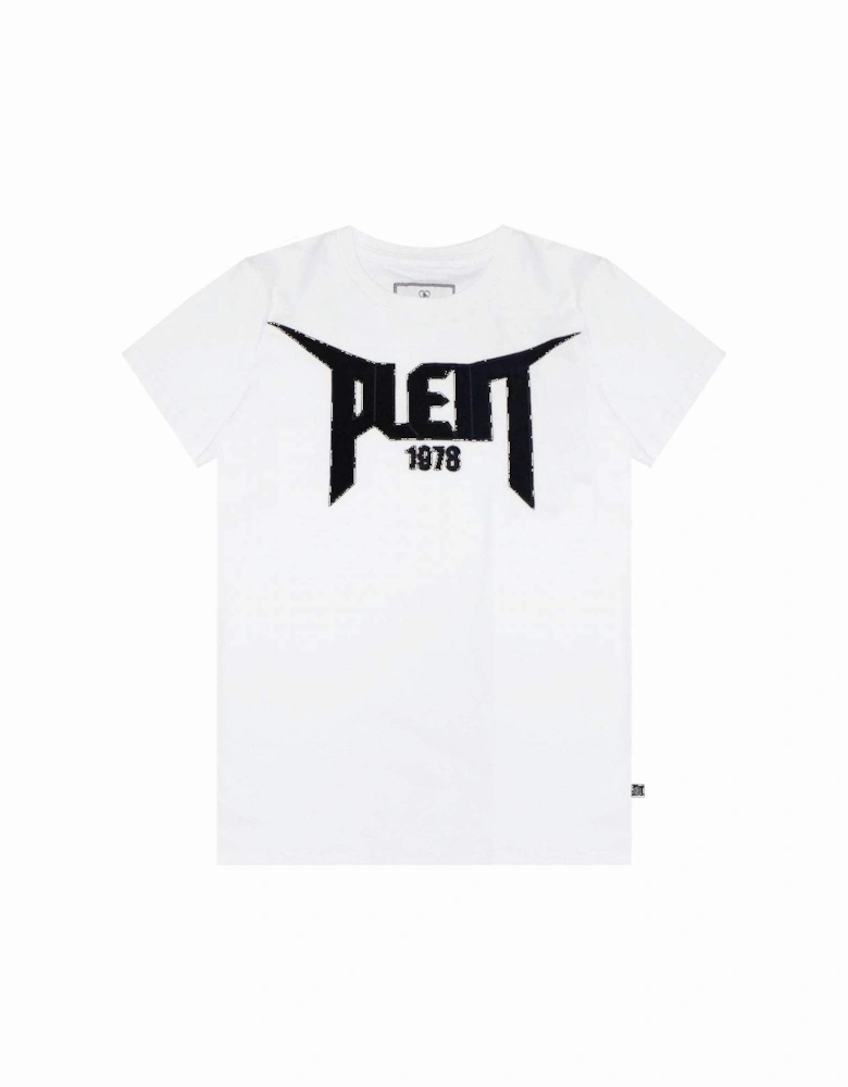 Boy's Logo Patch T-Shirt White