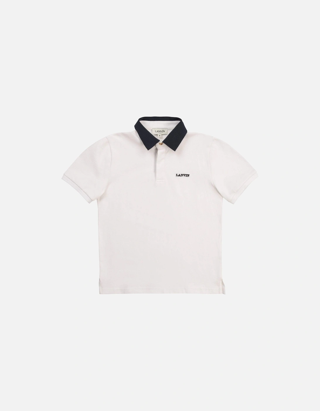 Boys Logo Polo White, 2 of 1