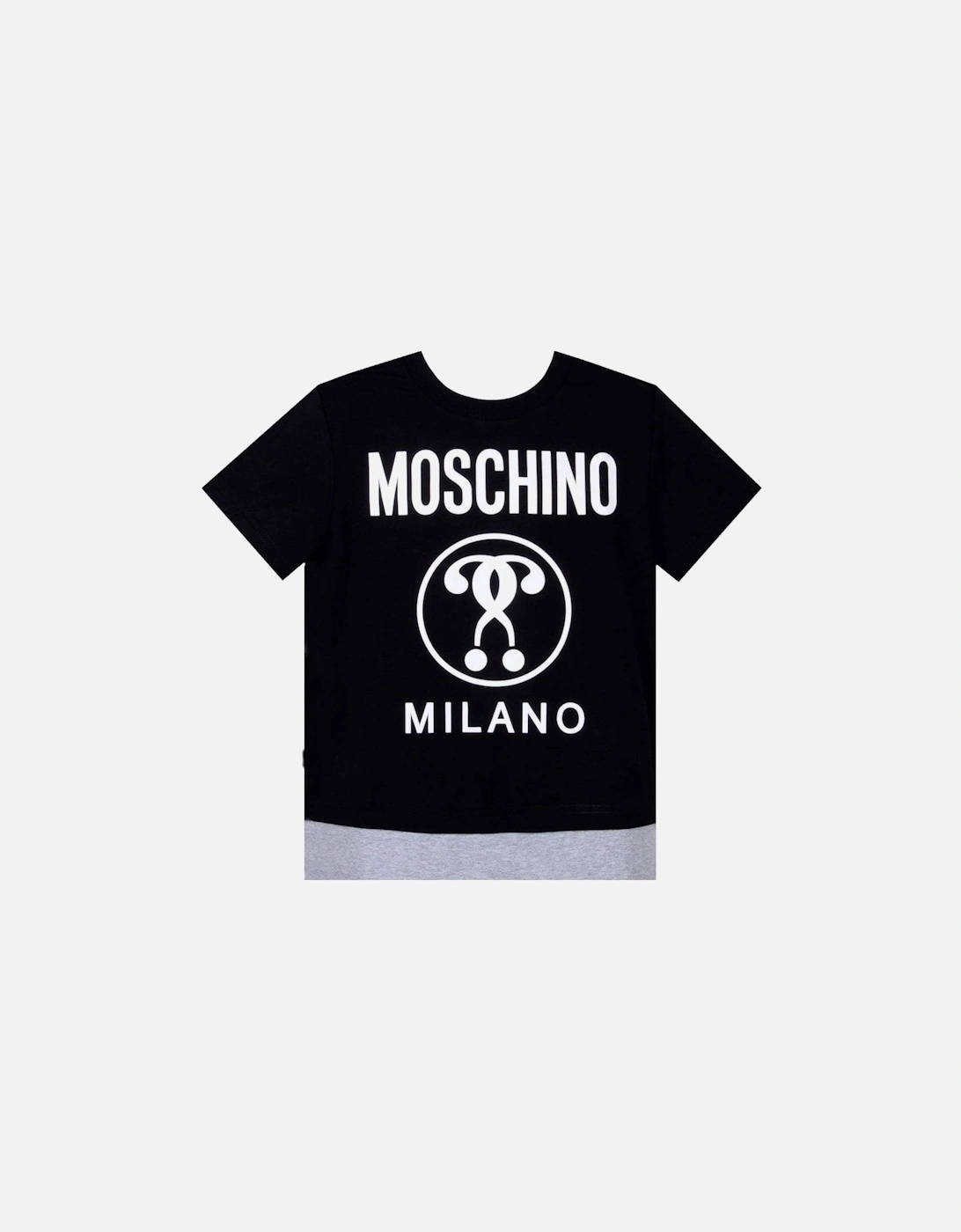 Boys Milano T-shirt Black, 3 of 2