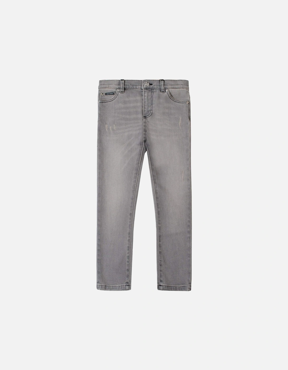 Boys Denim Jeans Grey, 4 of 3