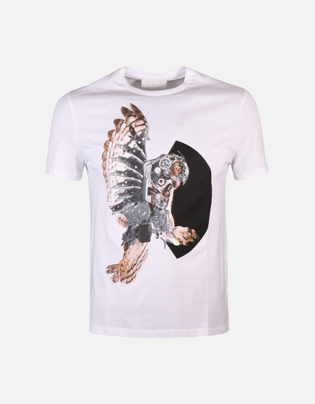 Men's Eagle Print T-Shirt White, 2 of 1