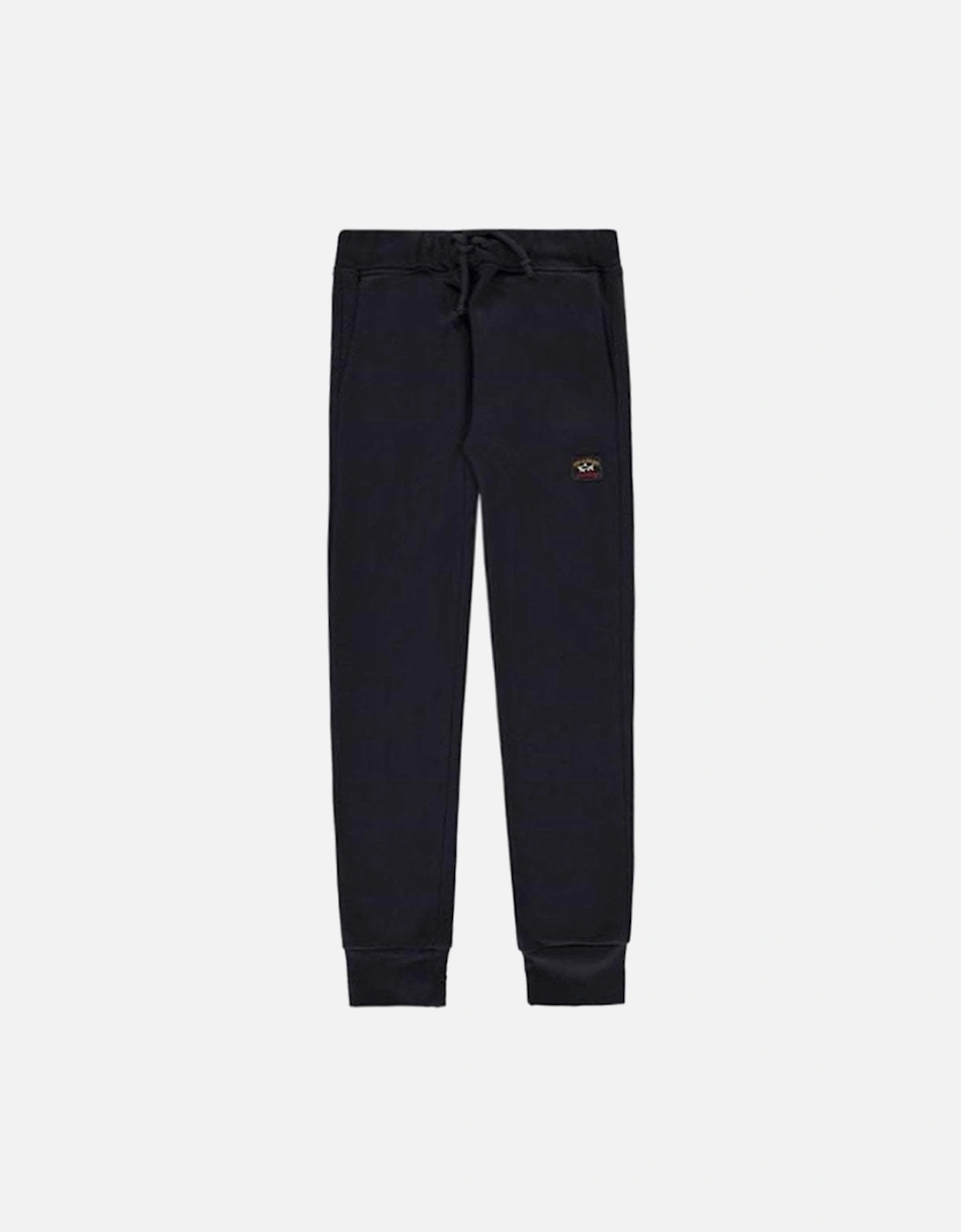 Boy's Logo Patch Joggers Navy, 5 of 4