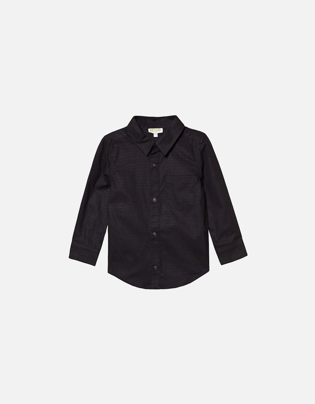 Boys Gaspard Reverse Dragon Print Shirt Black, 2 of 1
