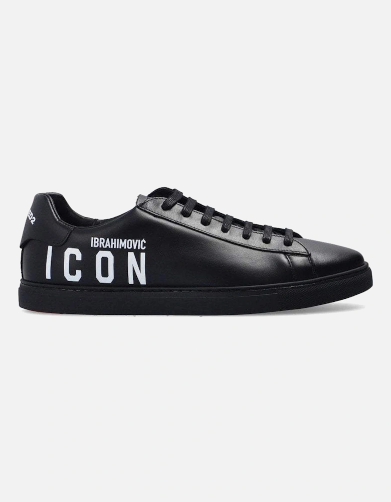 Men's Ibrahimovic ICON Leather Trainers Black