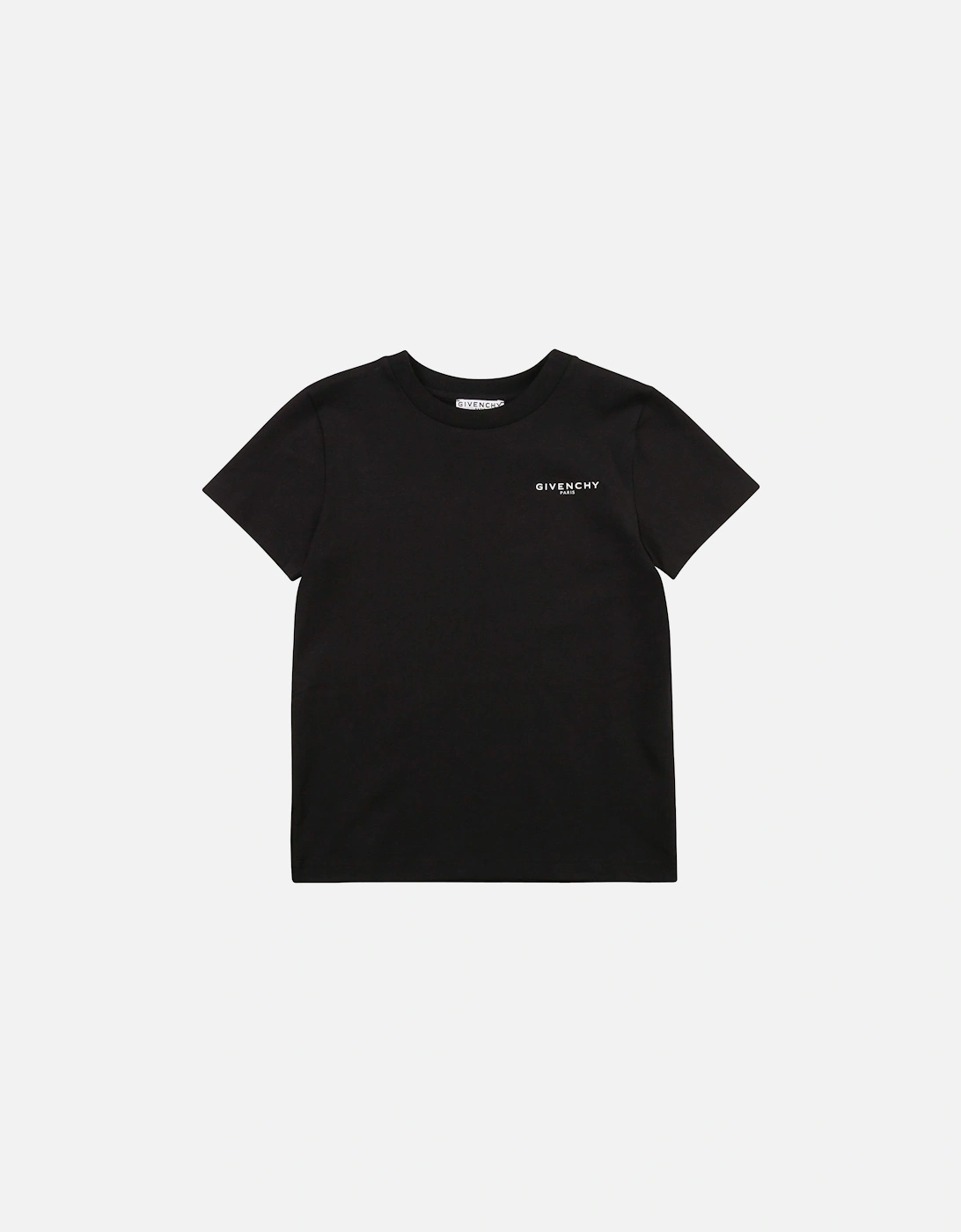 Boys Cotton T-shirt Black, 2 of 1