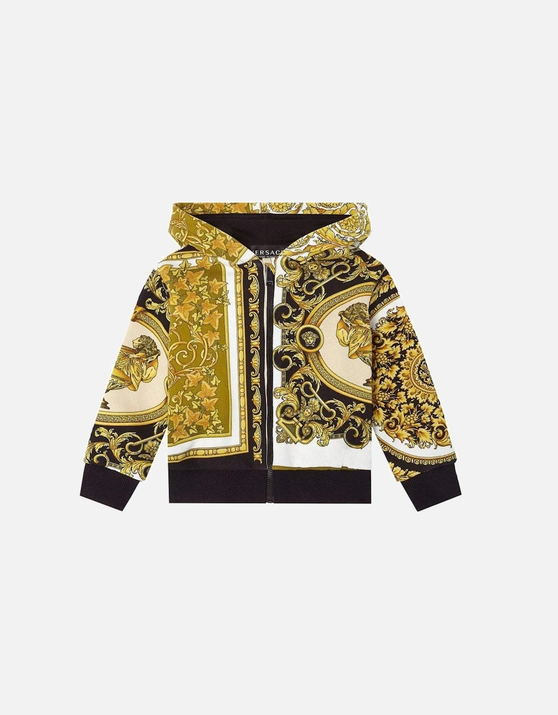 Boys Mixed Print Hoodie Gold, 2 of 1