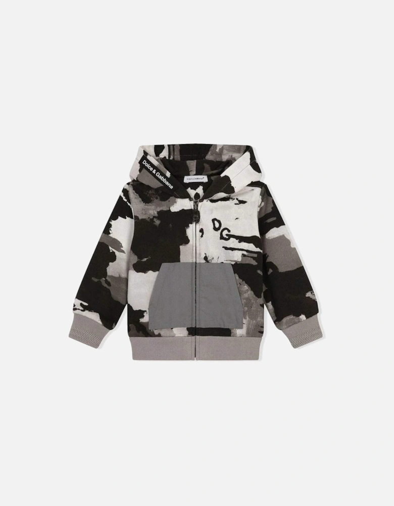 Baby Boys Camouflage Hoodie