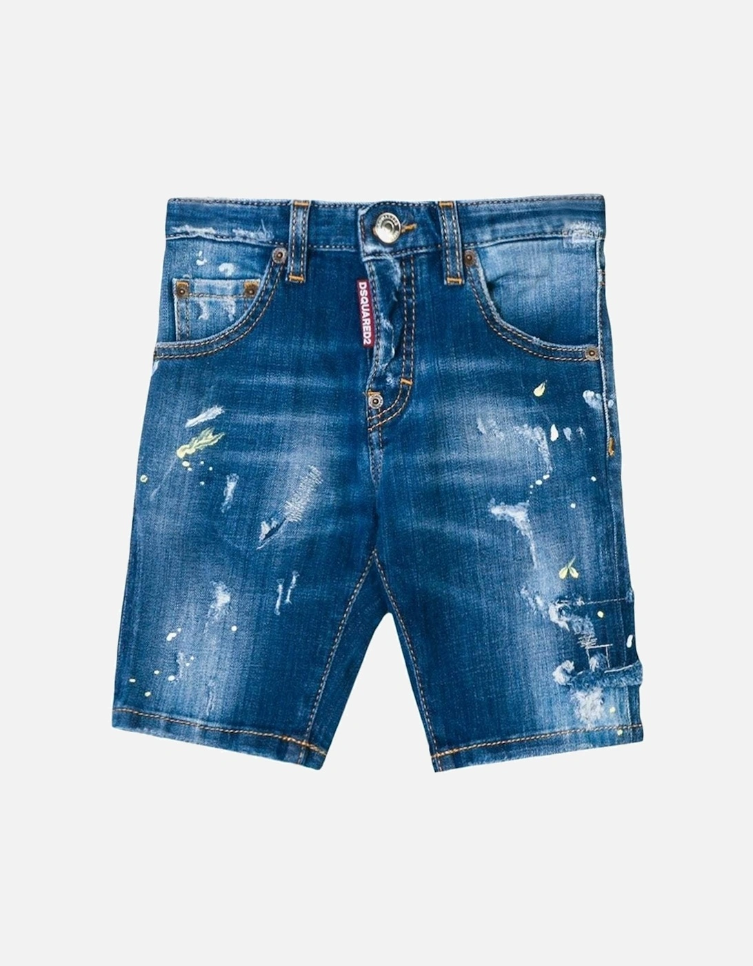 Boys Denim Shorts Blue, 7 of 6