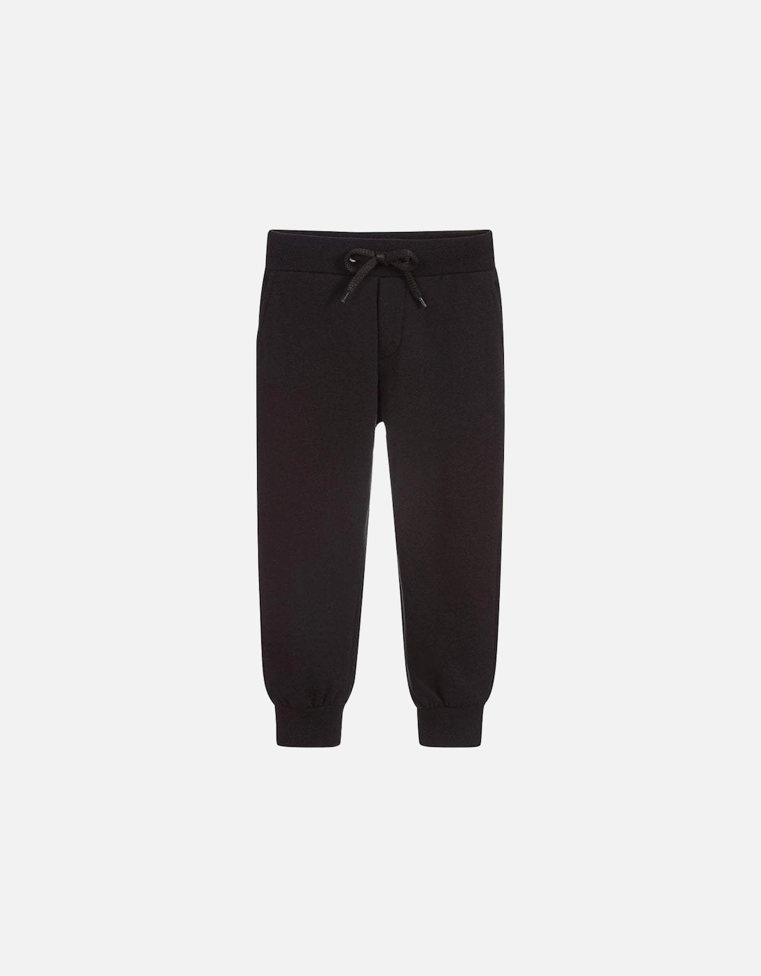 Boys Back Pocket Logo Joggers Black, 4 of 3