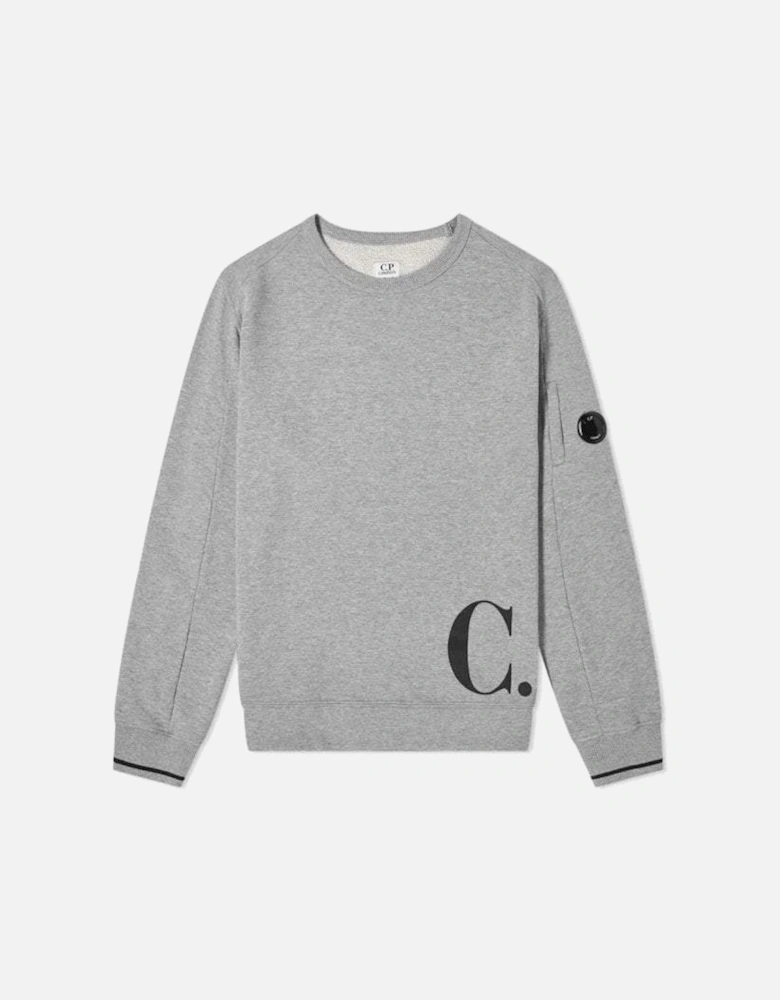 C.P Company Boys Goggle Sweater Grey