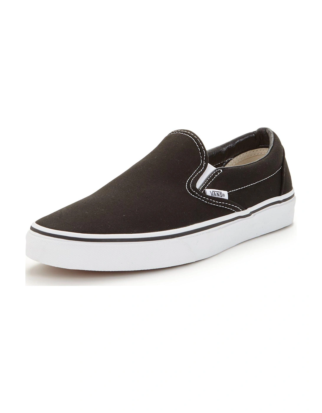 Womens Classic Slip-On Trainers - Black, 2 of 1
