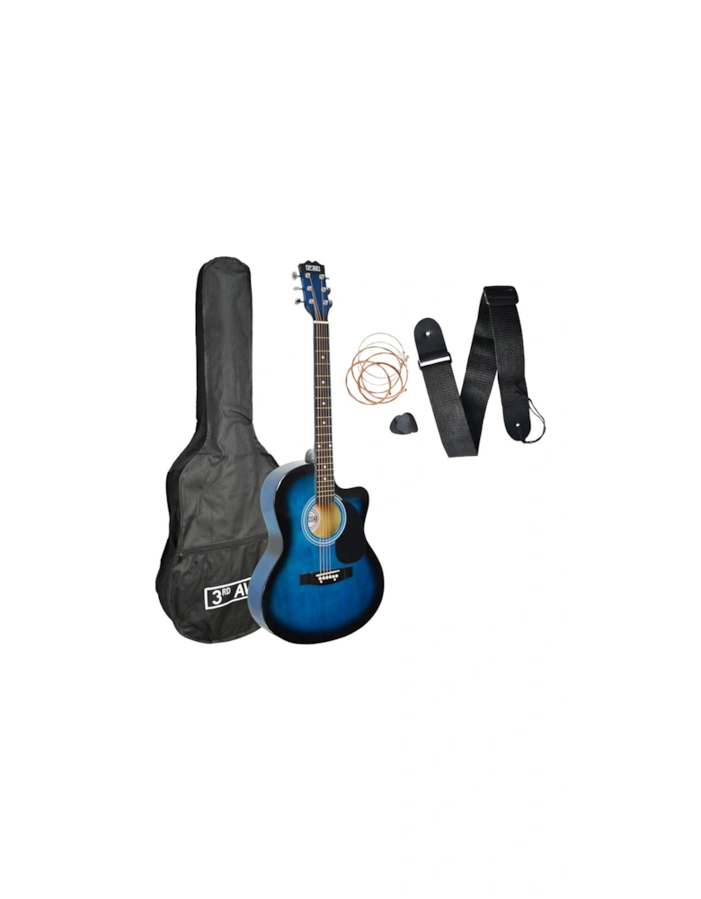 Cutaway Acoustic Guitar Pack - Blueburst