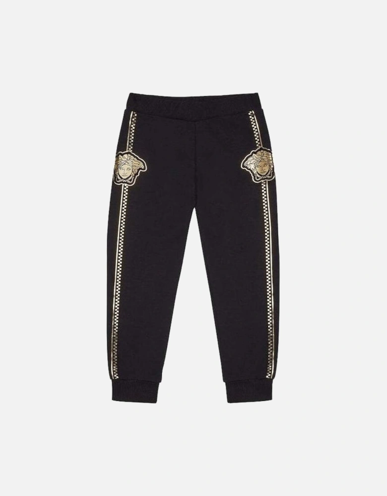 Boys Medusa Joggers Black