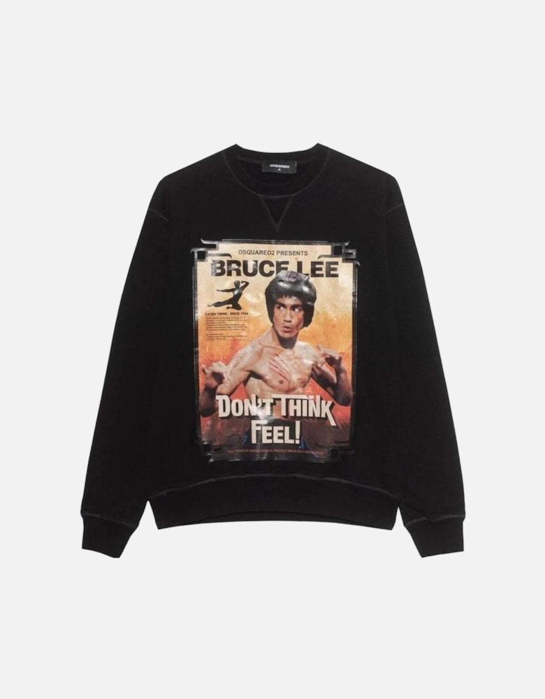 Men's Bruce Lee Sweatshirt Black