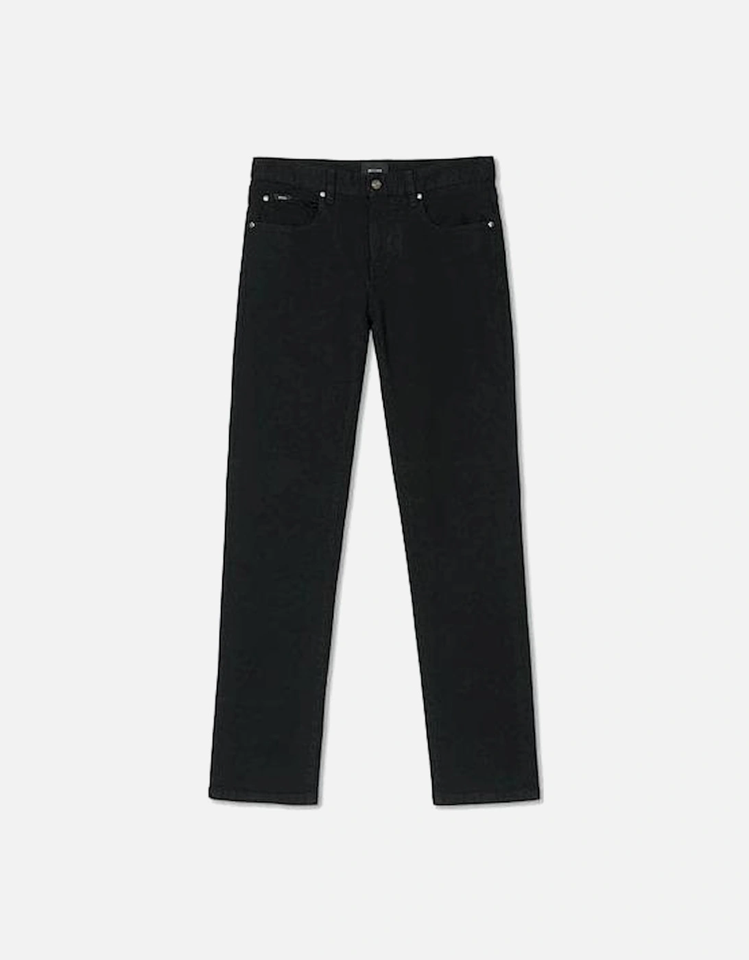 Men's Stretch Cotton Denim Jeans Black, 5 of 4