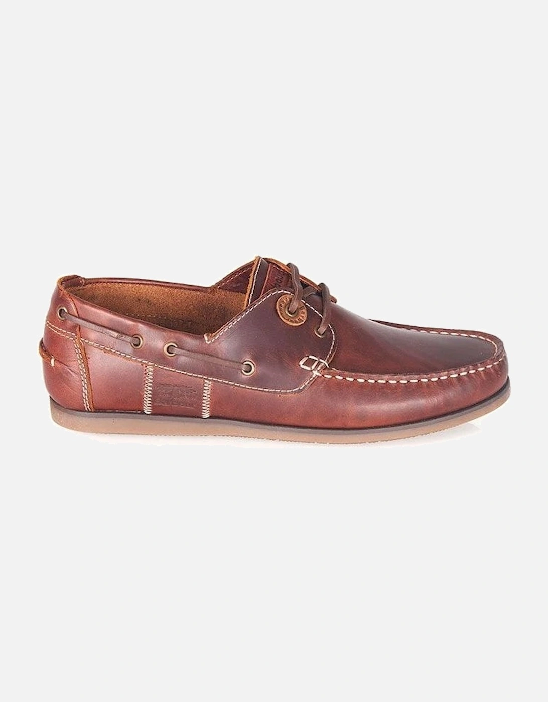 Barbour Men's Mahogony Capstan Boat Shoes, 7 of 6