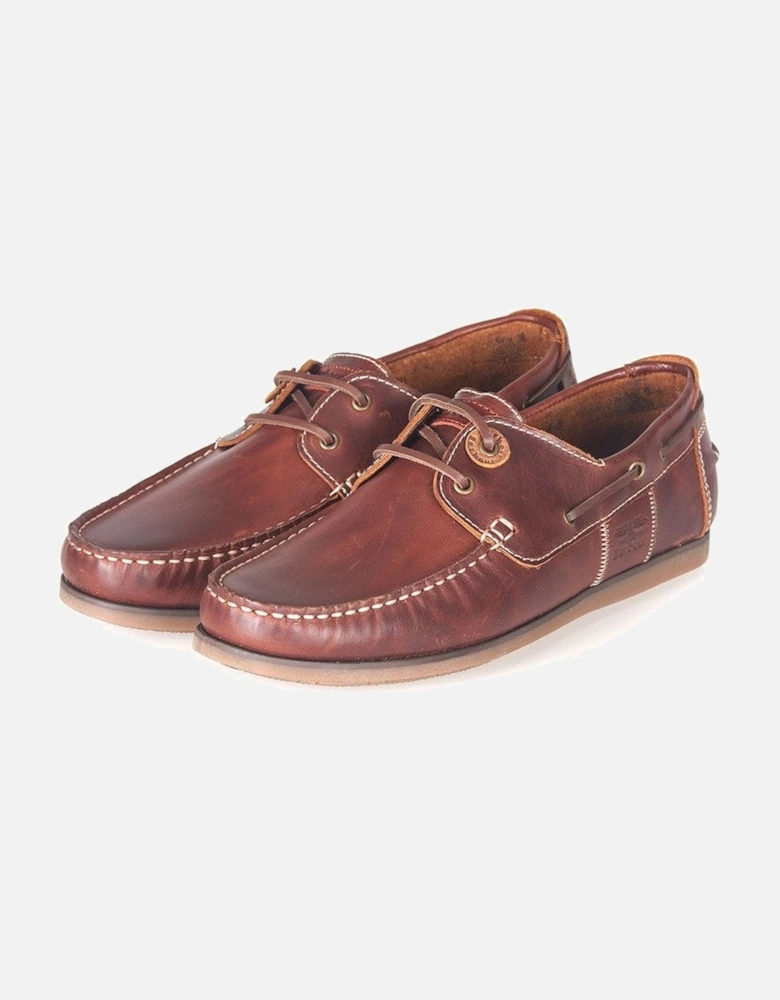 Barbour Men's Mahogony Capstan Boat Shoes
