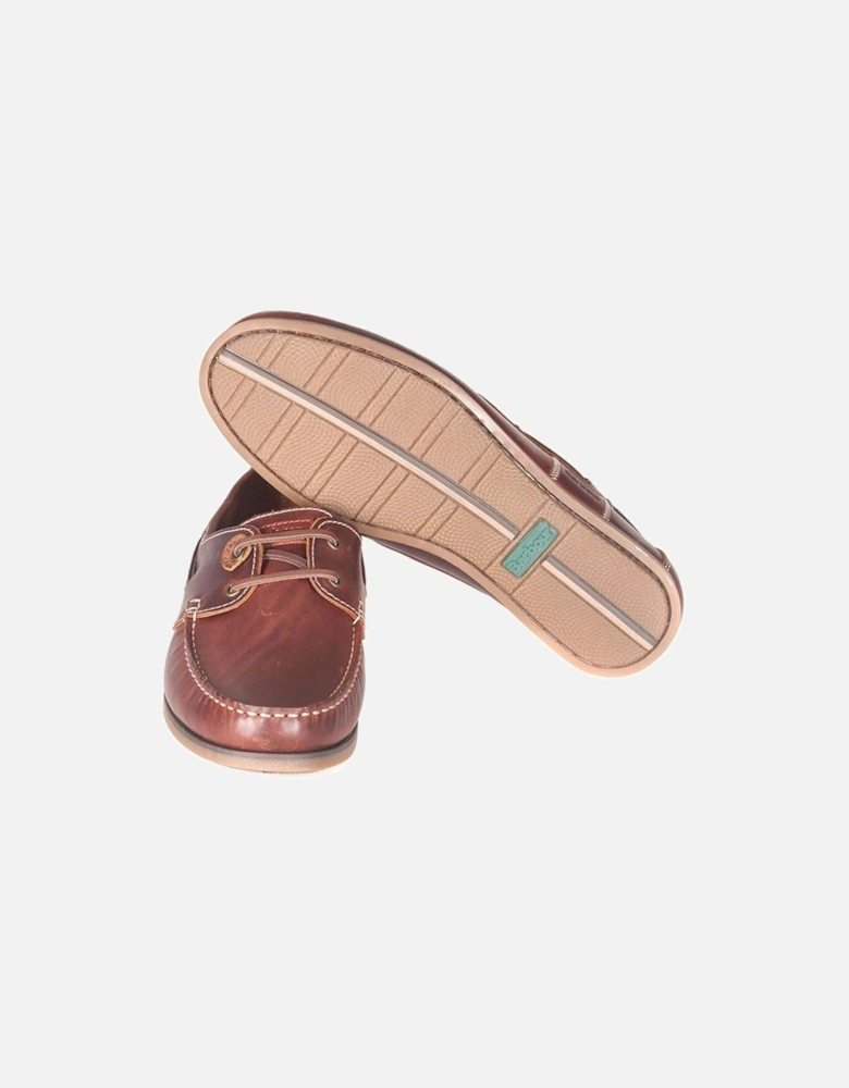 Barbour Men's Mahogony Capstan Boat Shoes