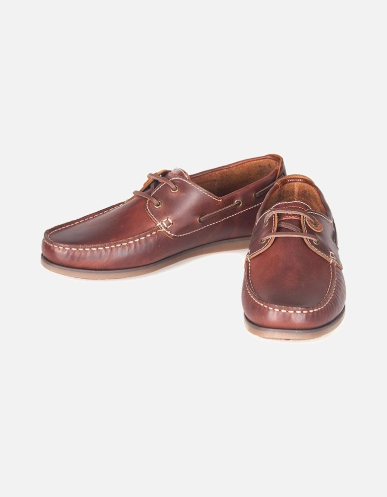 Barbour Men's Mahogony Capstan Boat Shoes