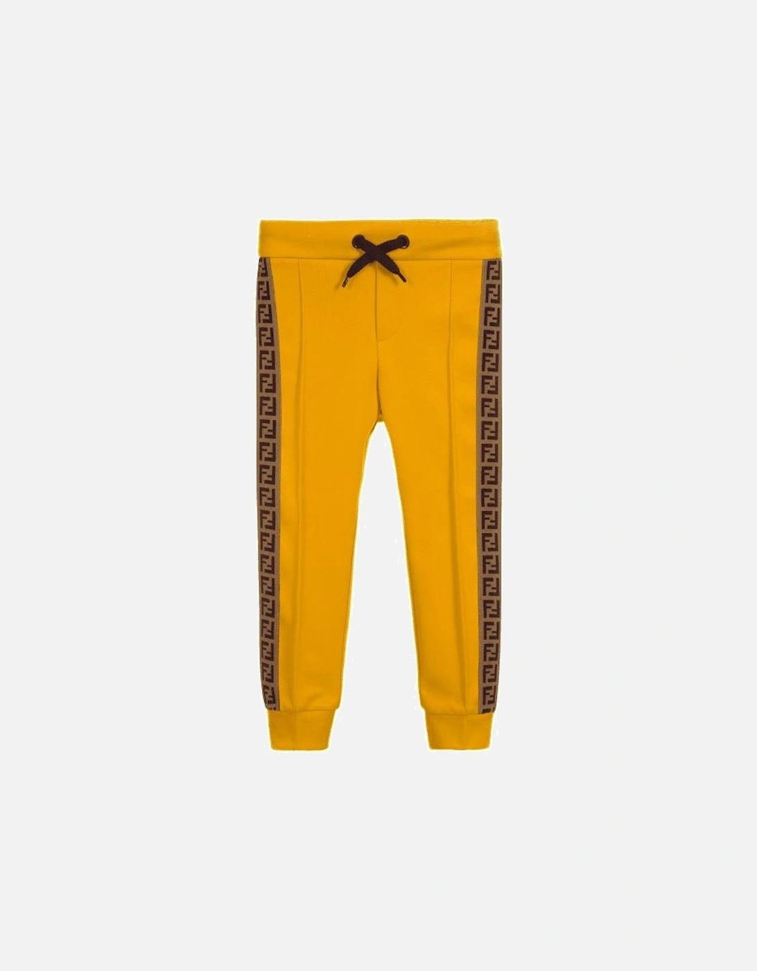 Boys Logo Sweat Trousers Yellow, 3 of 2