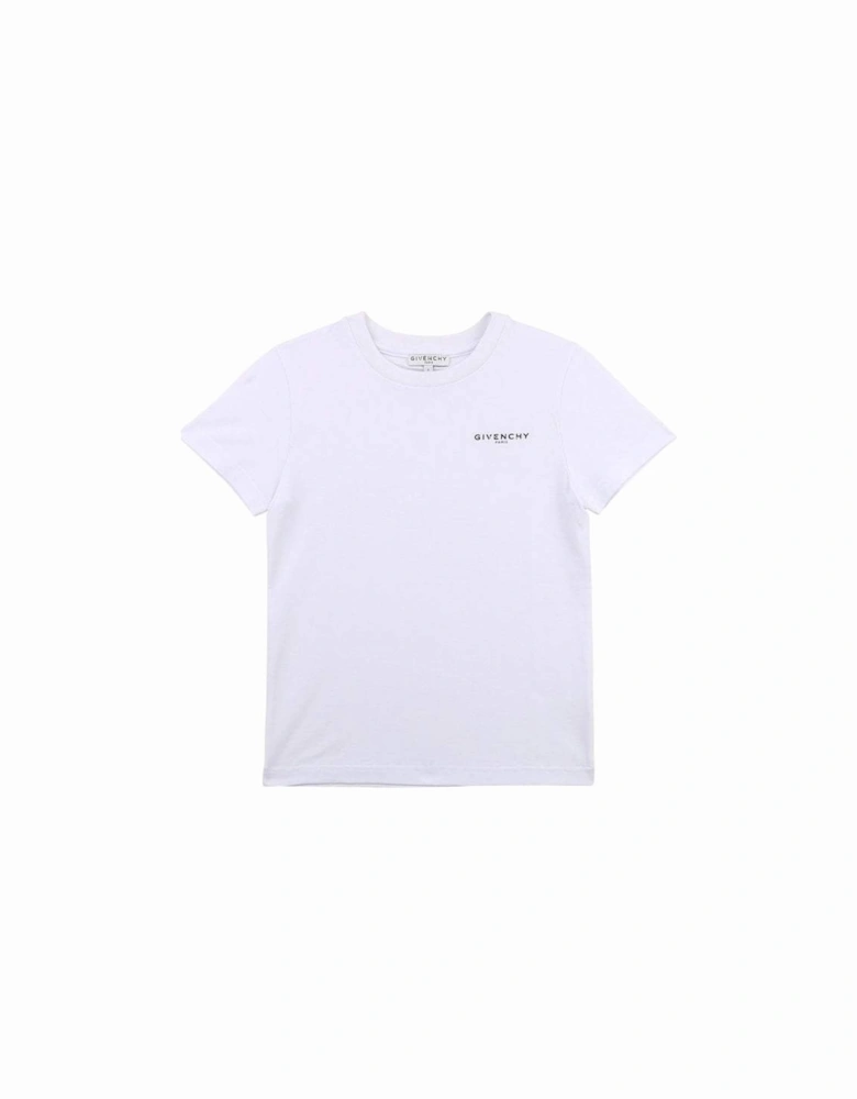 Boys Cotton T-shirt White