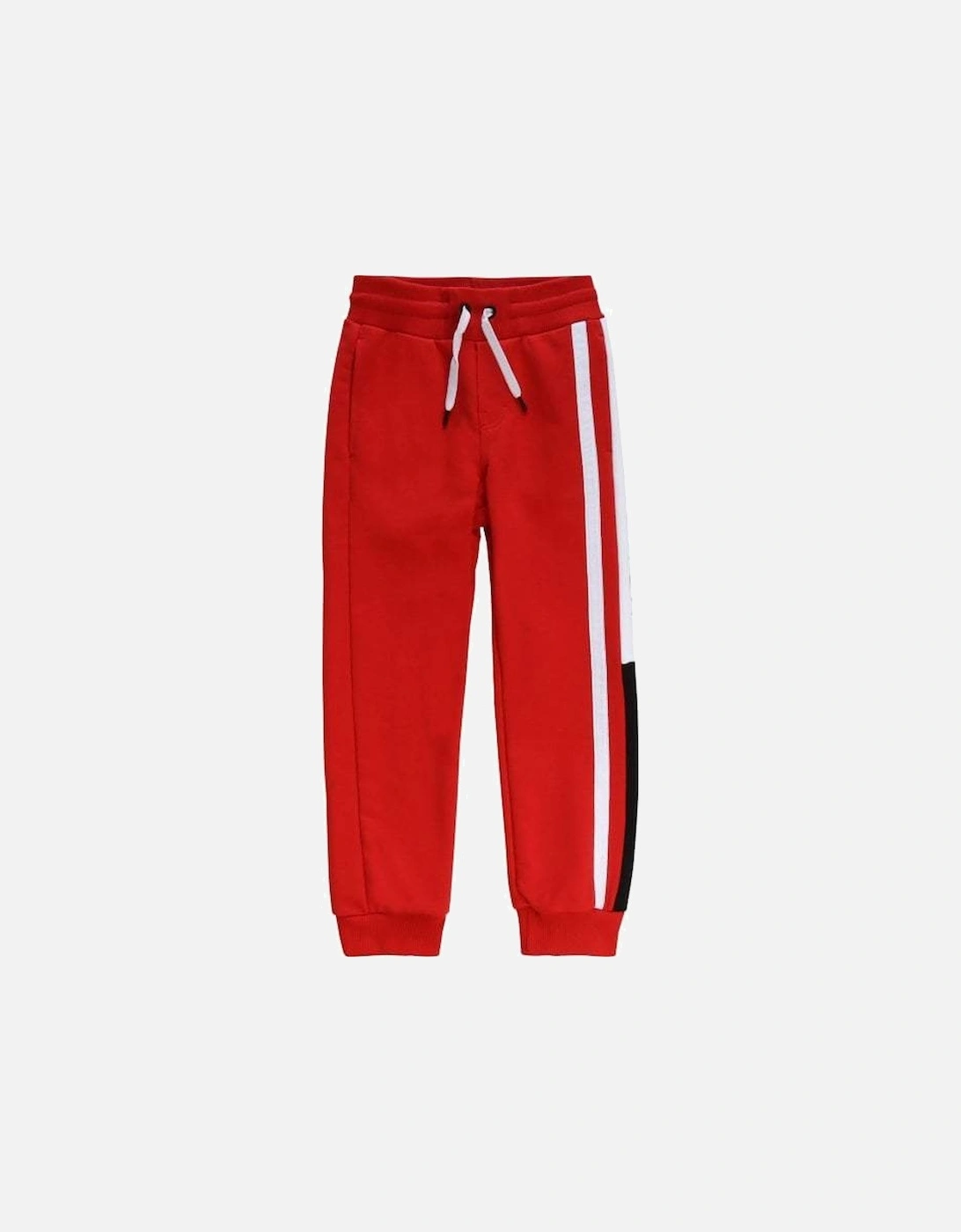 Boys Logo Print Joggers Red, 4 of 3