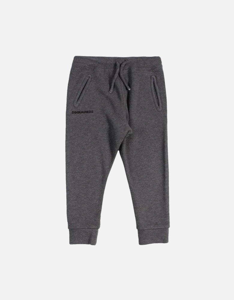 Boys Logo Print Joggers Grey