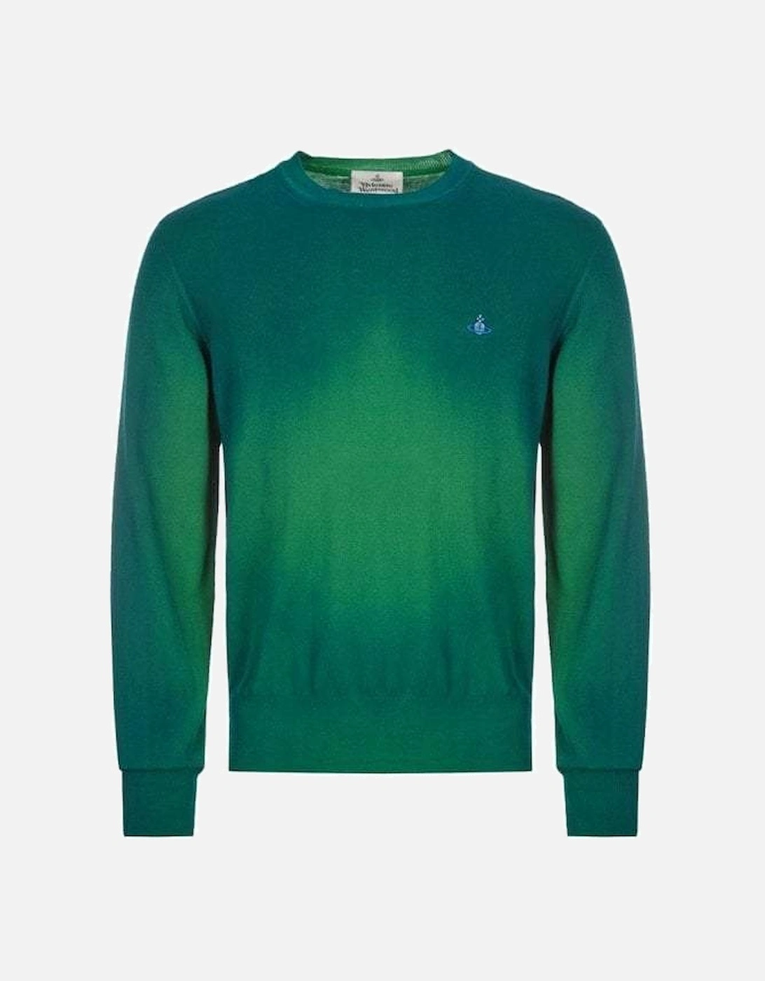 Men's Faded Long Sleeve Pullover Green, 4 of 3