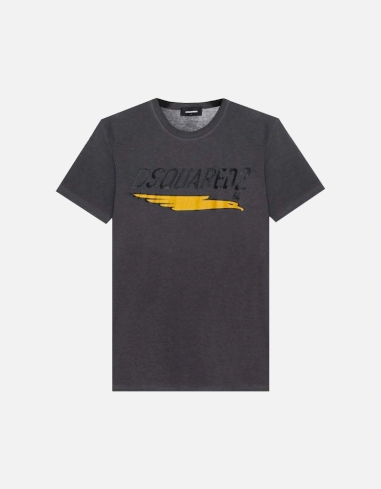 Men's Graphic Print 64 T-Shirt Grey