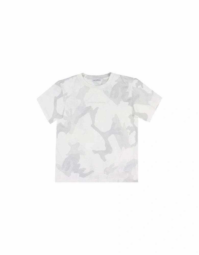 Boys Camouflage T-Shirt Grey