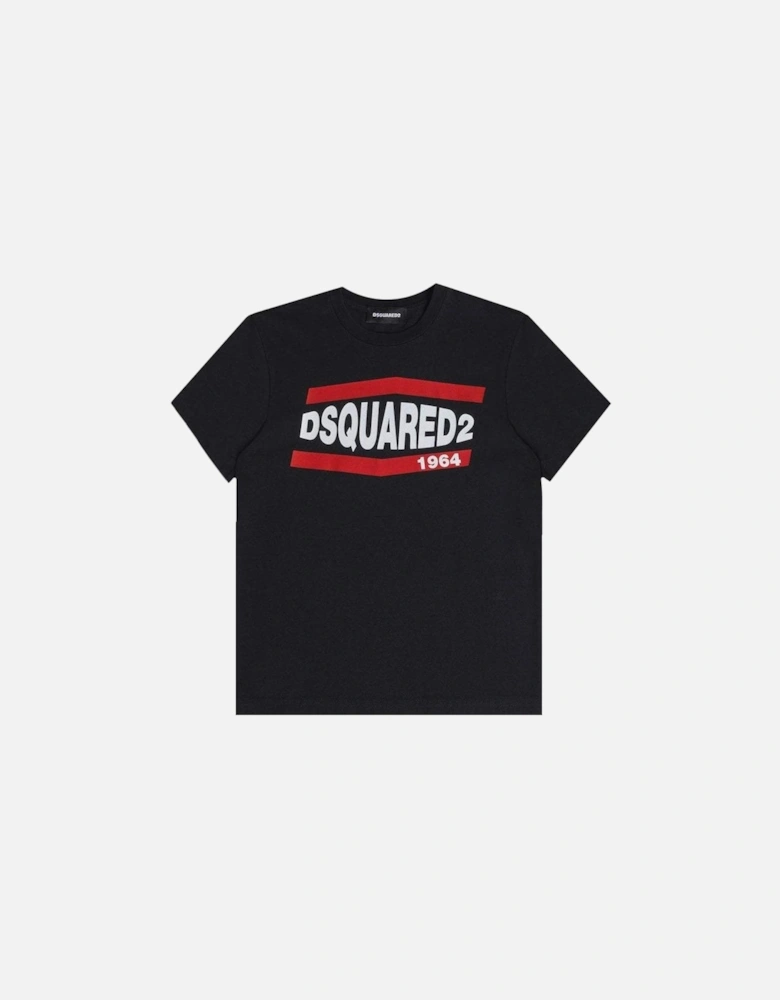 Boys Cotton T-Shirt Black